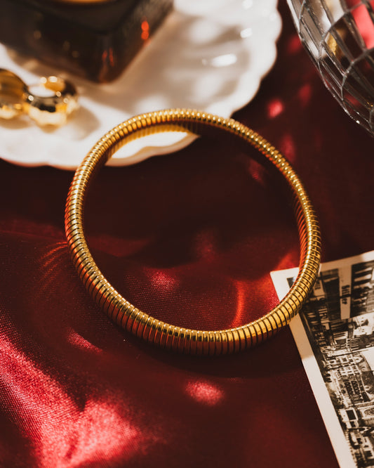 Viper Bangle | 18KT Gold PlatedÂ