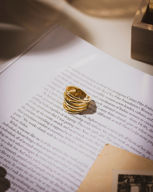 Bia layered Ring | 18KT Gold PlatedÂ