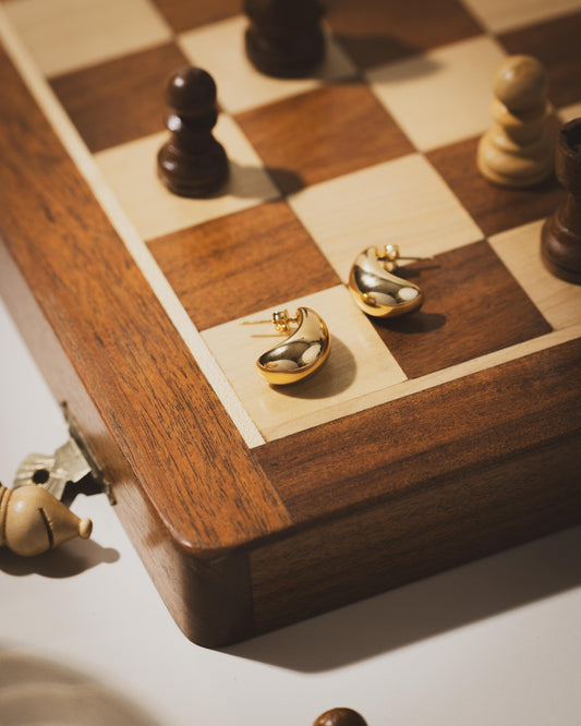 Cresent Studs | 18KT Gold PlatedÂ