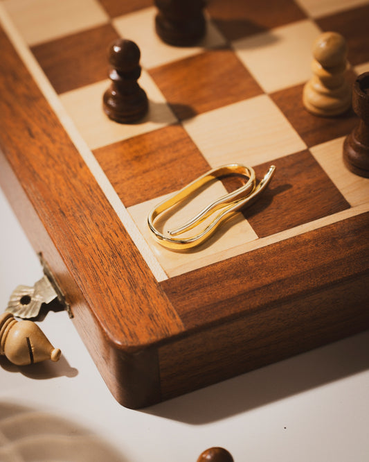 Aerial wavy dual finger ring | 18KT Gold PlatedÂ