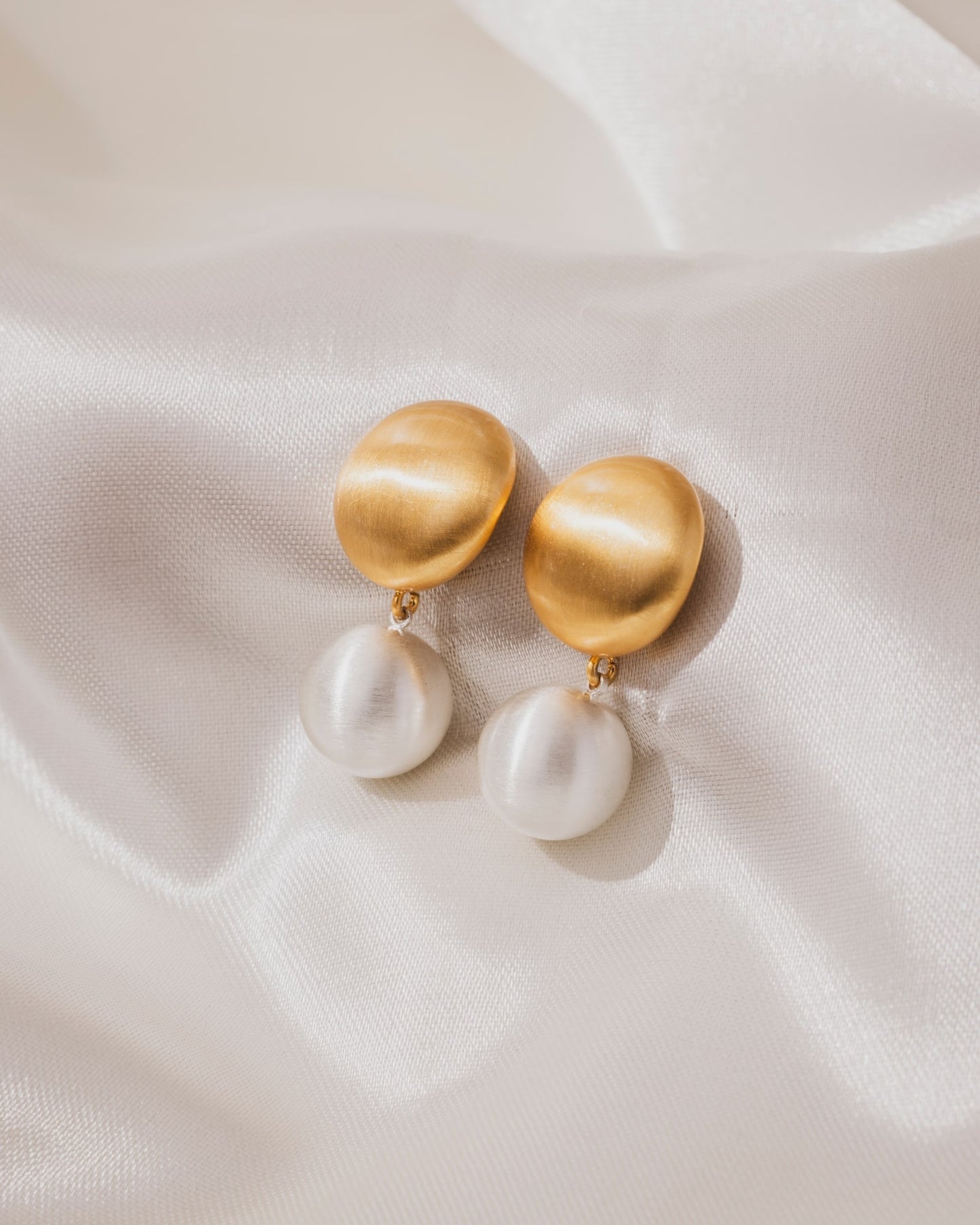 Gold Pearl Drops  | 18KT Gold Plated 