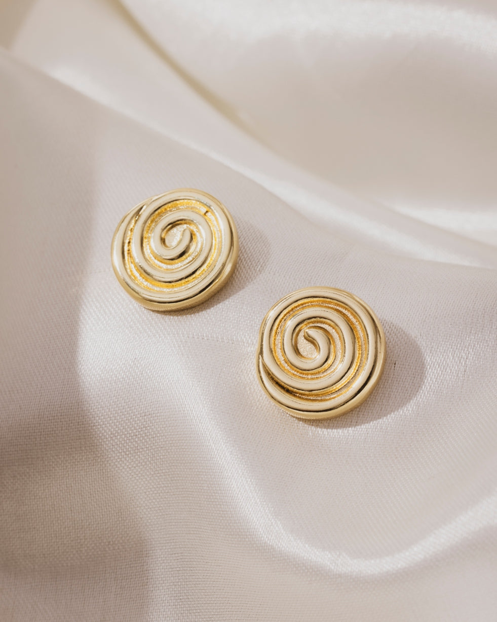 Canella studs  | 18KT Gold Plated 