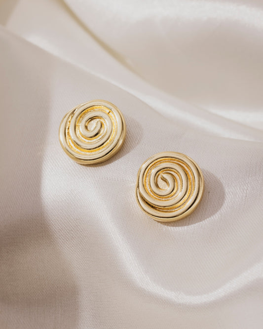 Canella studs  | 18KT Gold Plated 