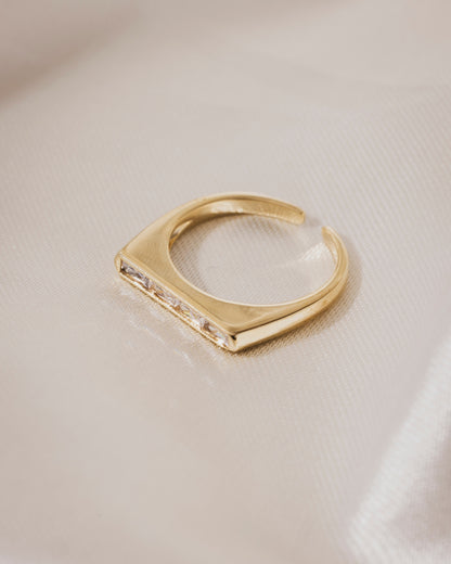 Ellora Royal Diamond band  | 18KT Gold Plated 