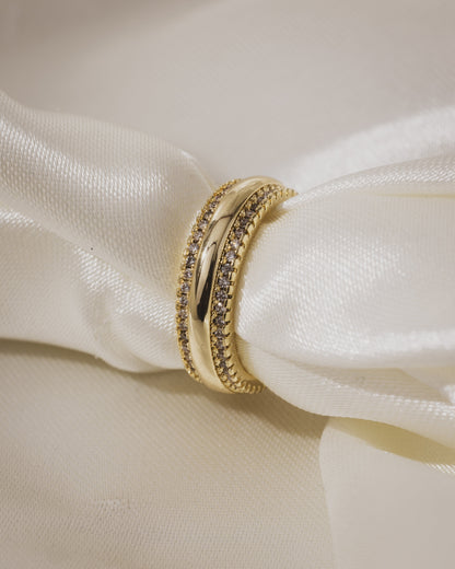 Aubrey Vintage Classic band  | 18KT Gold Plated 