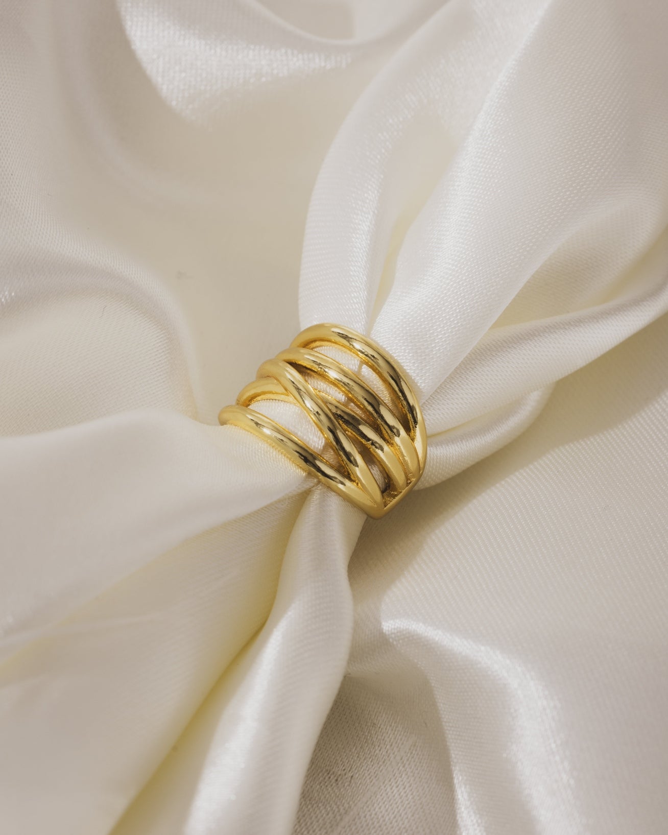 Bia layered Ring  | 18KT Gold Plated 