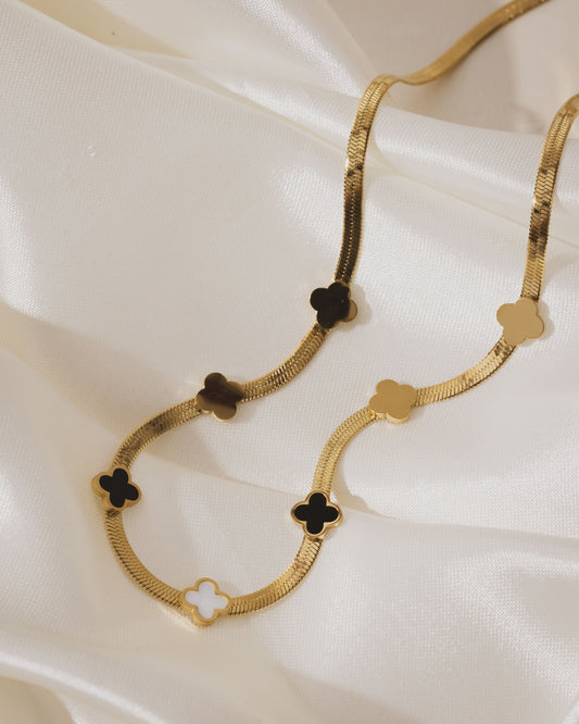 Fern floral necklace  | 18KT Gold Plated 