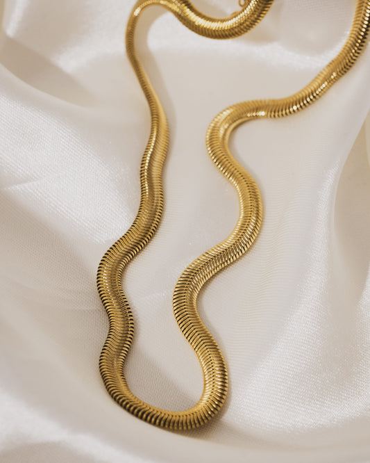 Grand Vipera Necklace  | 18KT Gold Plated 