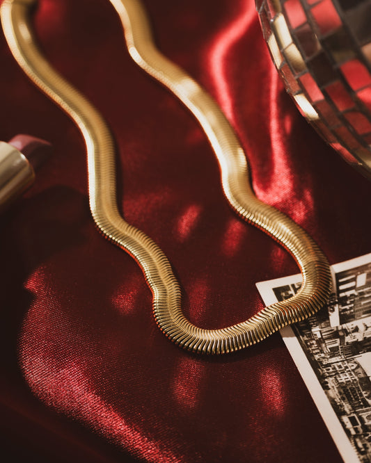 Grand Vipera Necklace  | 18KT Gold Plated 