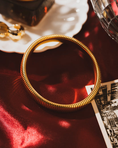 Viper Bangle  | 18KT Gold Plated 