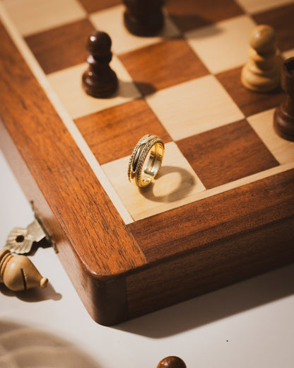 Aubrey Vintage Classic band  | 18KT Gold Plated 