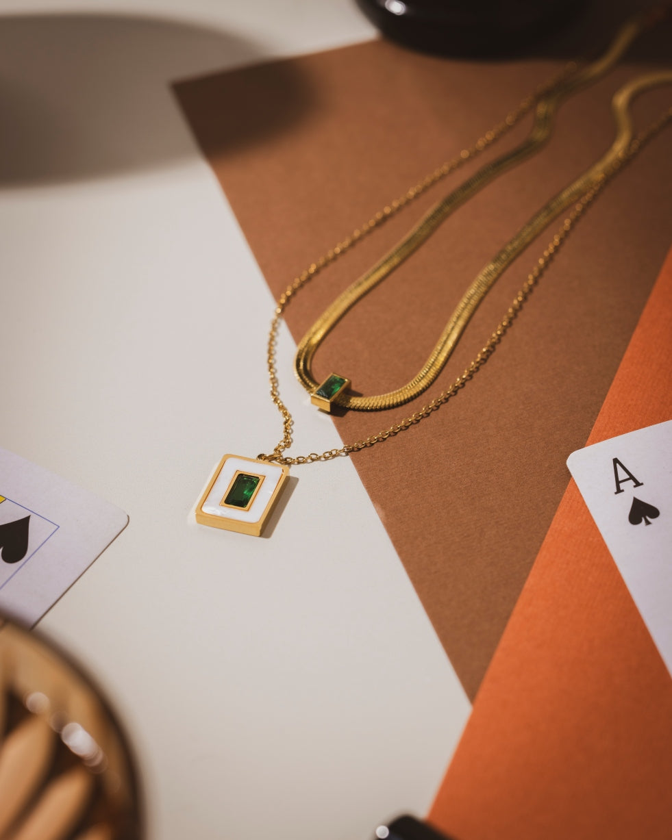 Regalia Layered Necklace  | 18KT Gold Plated 