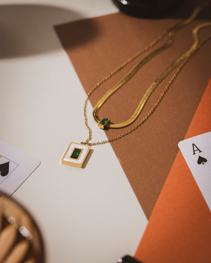 Regalia Layered Necklace  | 18KT Gold Plated 