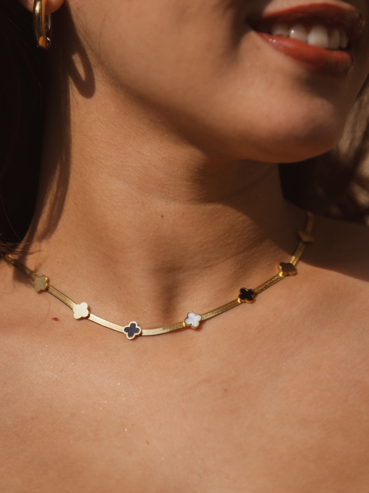 Fern floral necklace  | 18KT Gold Plated 