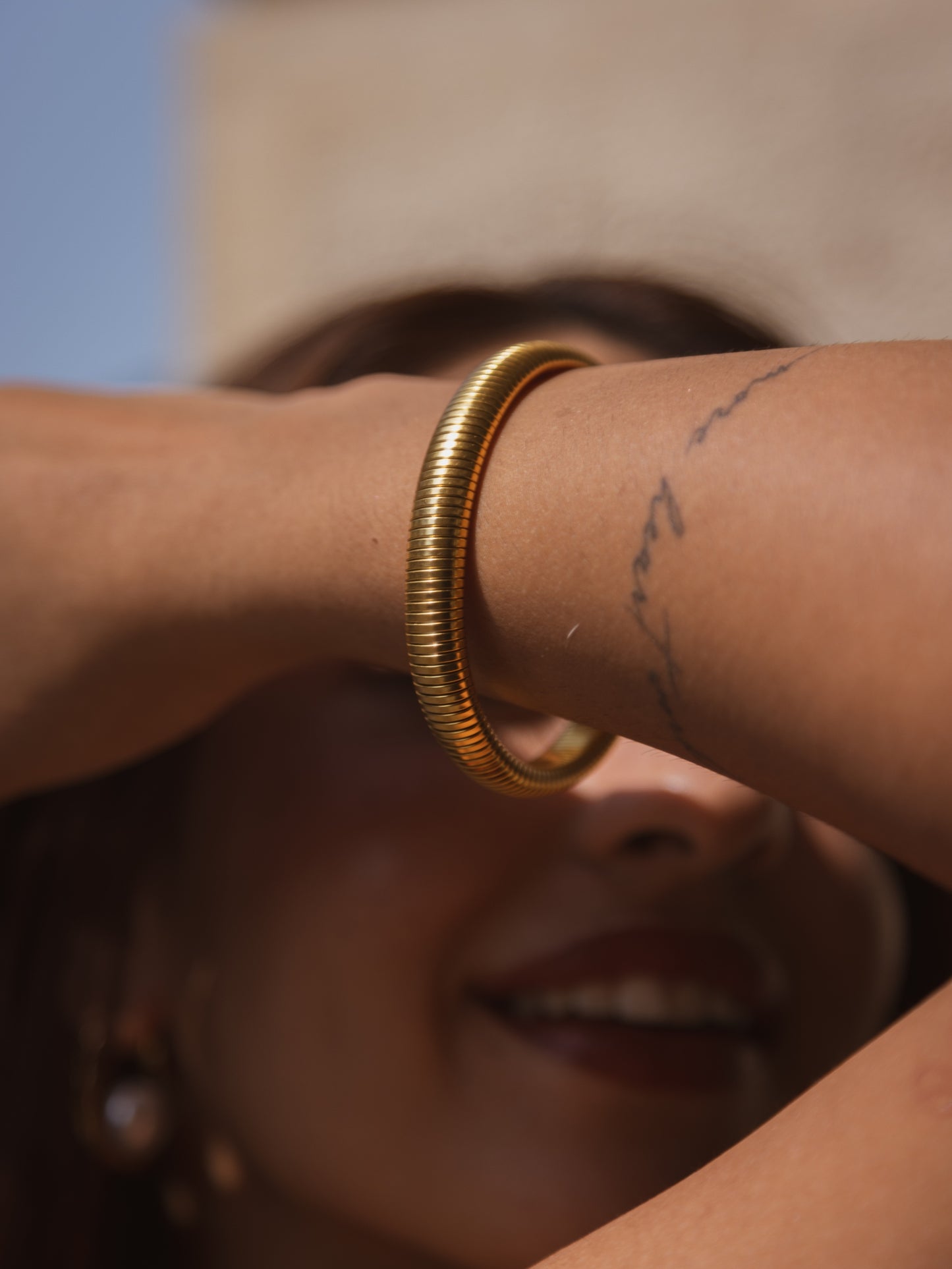 Viper Bangle  | 18KT Gold Plated 