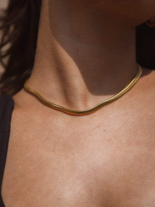 Vipera Necklace  | 18KT Gold Plated 