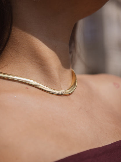 Grand Vipera Necklace  | 18KT Gold Plated 