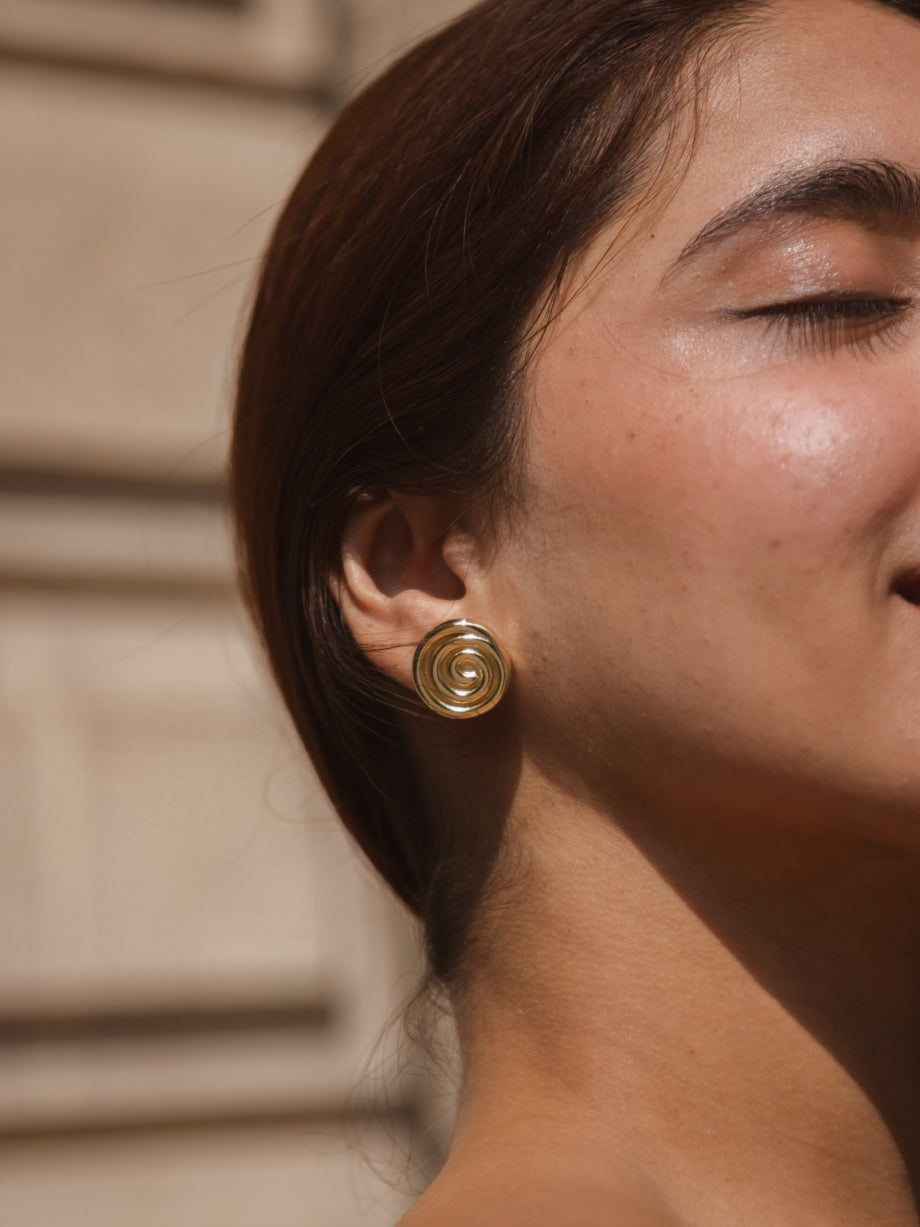 Canella studs  | 18KT Gold Plated 