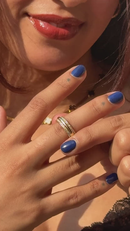 Aubrey Vintage Classic band  | 18KT Gold Plated 