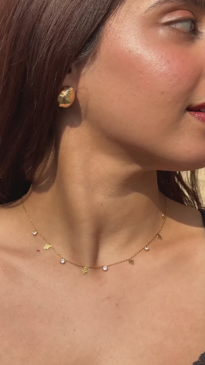 Glint Necklace  | 18KT Gold Plated 